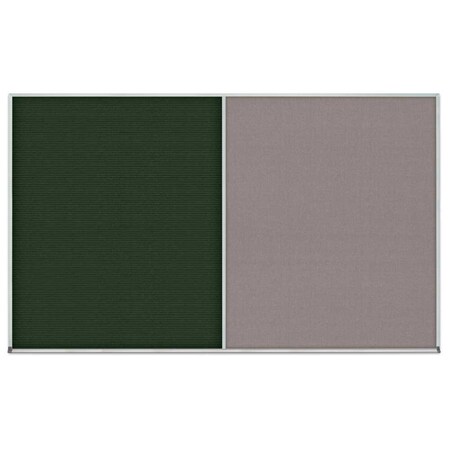 United Visual Products Enclosed Corkboard, 1 Door, 24"x36", 4" Fra UV3401-WHITE-CINNABA